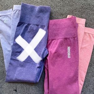 brand new gymshark ombre seamless leggings
